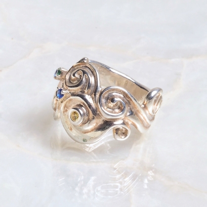 Pierścionek Vincent z cyrkoniami srebrny