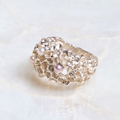 Pierścionek Rafa Koralowa srebrny